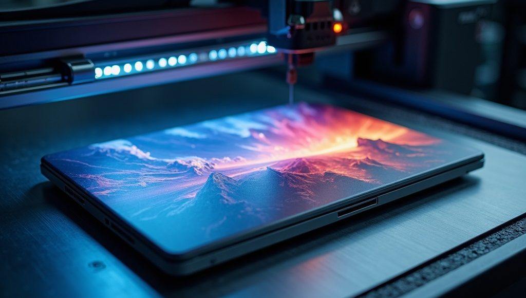 Узнайте о технологии УФ-печати для ноутбуков: как превратить устройство в корпоративный инструмент или уникальный арт-объект. Качество, долговечность и индивидуальный подход.