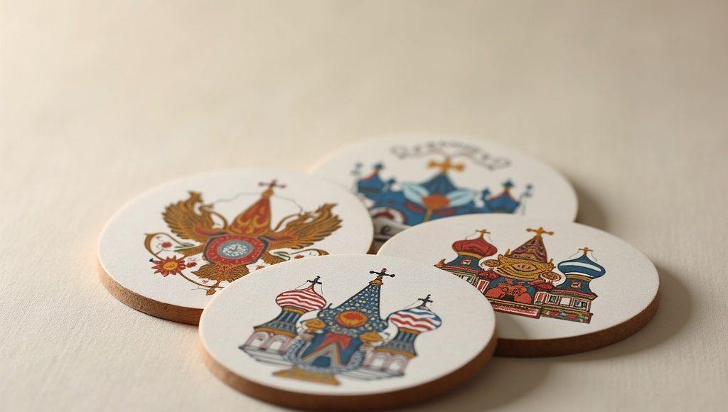 Узнайте о преимуществах УФ-печати на пластиковых коастерах: стойкость к износу, антискользящее покрытие и долговечность корпоративных сувениров.